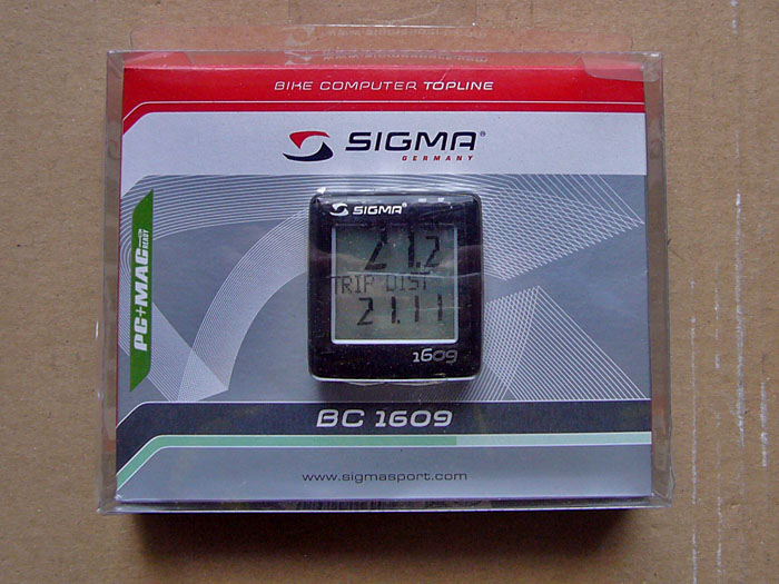 Fahrradtacho Sigma BC 2609, mit Temperaturanzeige