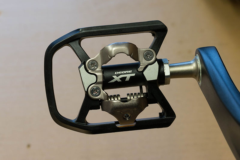 Pedale: Shimano XT PD-T780, Seite mit Klickies