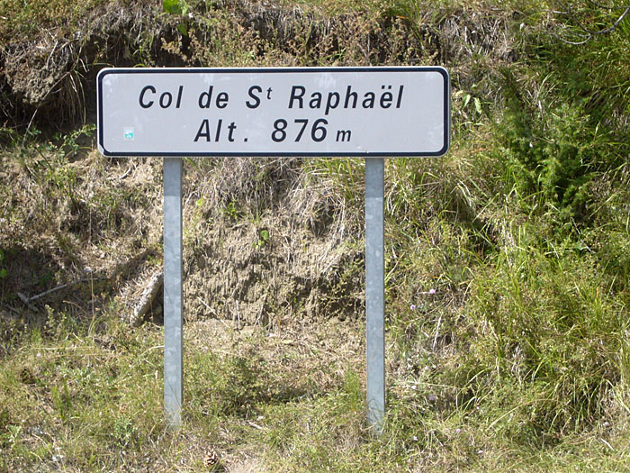Col de St. Raphaël [875 m]