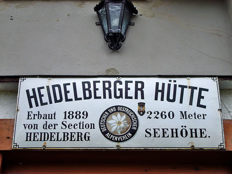 Heidelberger Hütte [2.264 m]