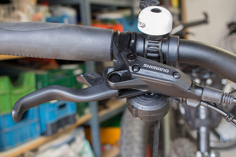 Shimano Deore M447: Bremsgriff rechts für die Vorderradbremse