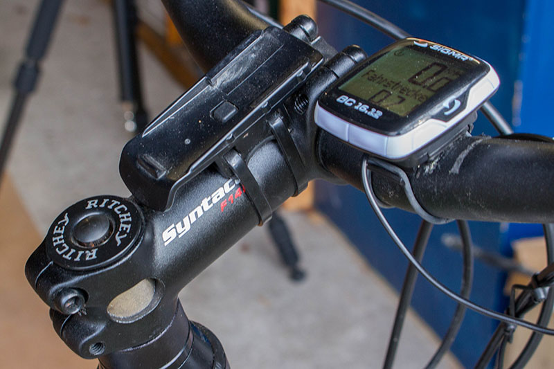 Syntace Vorbau mit Garmin GPS-Halter