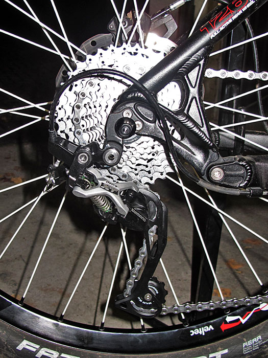 10-fach XT Kassette und 10-fach XT Umwerfer