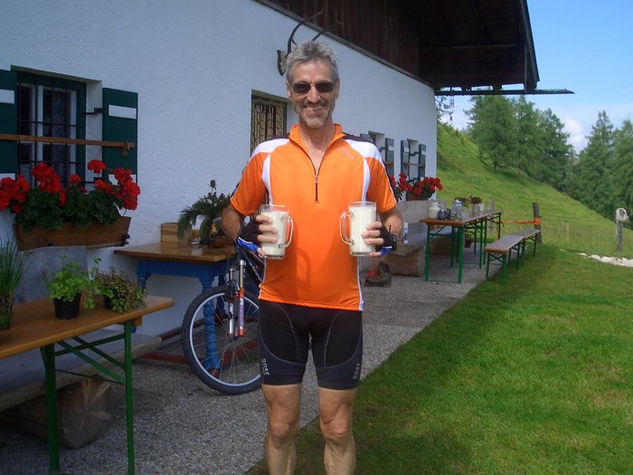 Milch macht müde Radler munter ;-)