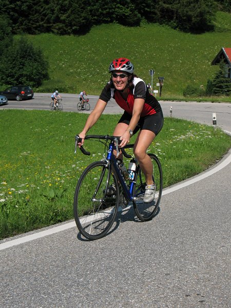 Unbekannte Radlerin, würde aber gut zu uns passen ;-)