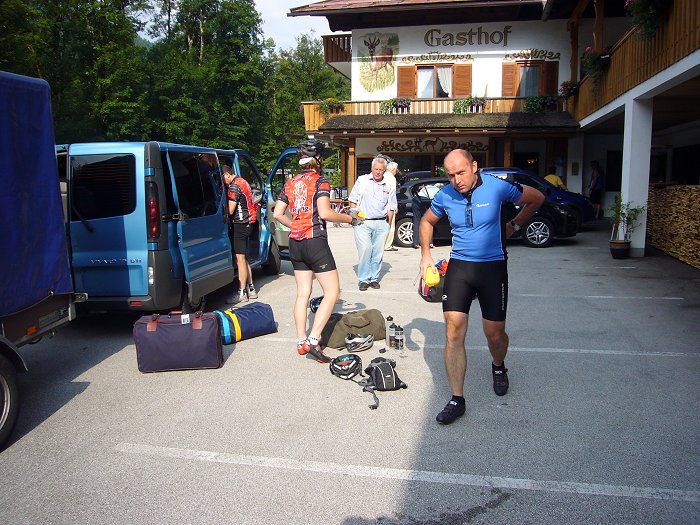 Das Gepäck wird verladen