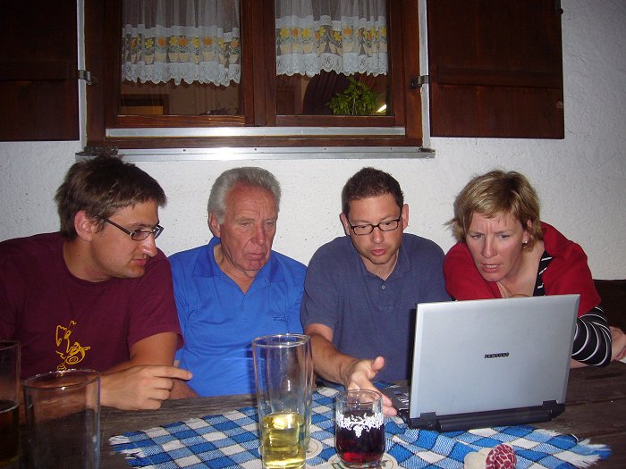 Begutachten des bisherigen Bildmaterials