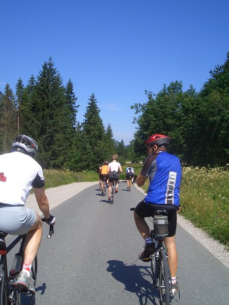 Die Gruppe von hinten