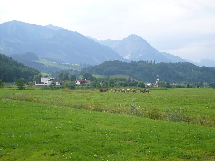 Leider ist es bewölkt ...