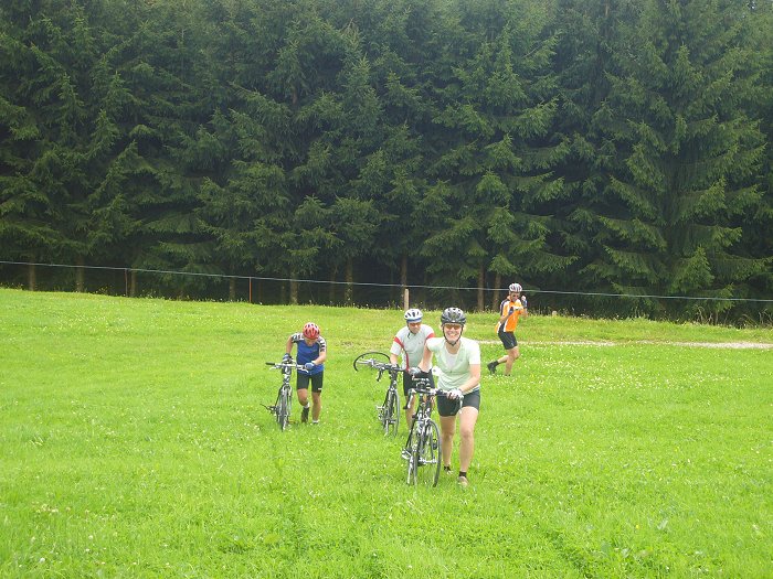 Uns ist der Weg ausgegangen, da müssen wir improvisieren