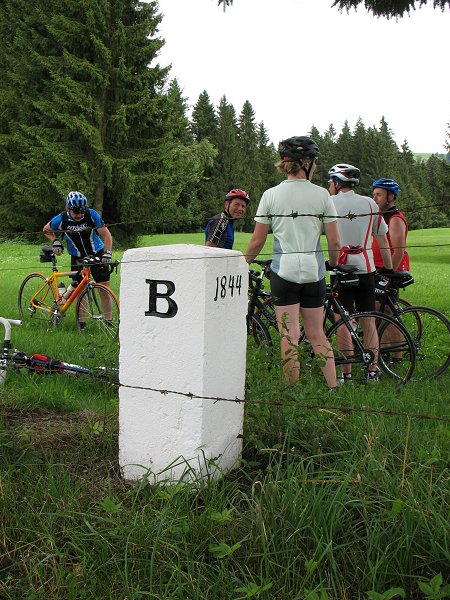 An der Österreichisch-Deutschen Grenze