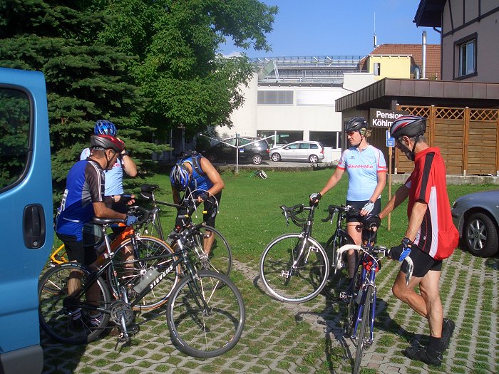 Start zur letzten Etappe