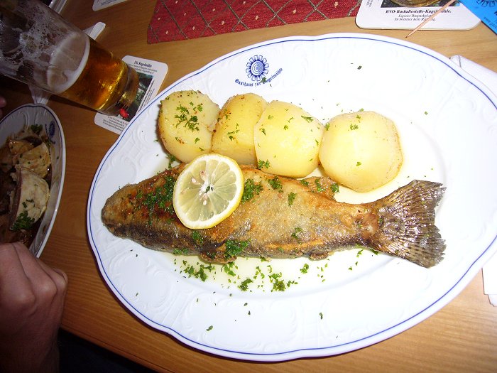 Es gibt leckeren Fisch