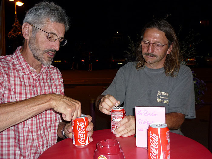 Statt Absacker gibt es nur Alkoholfreies ;-)