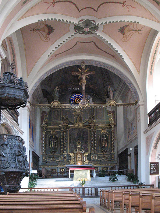 In der Kirche, endlich Zeit für Kultur ;-)