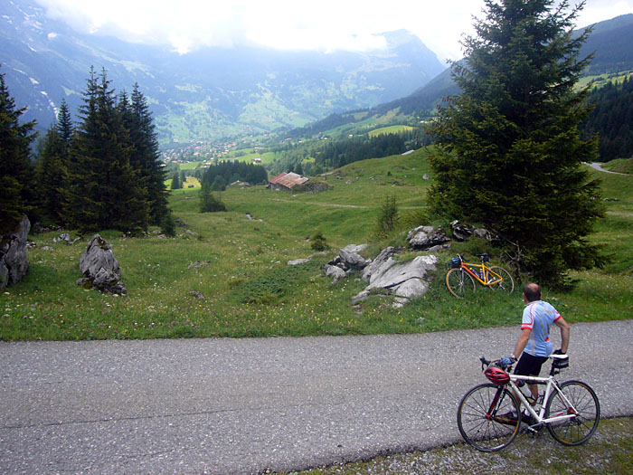 Kurze Pause vor dem weiteren Aufstieg