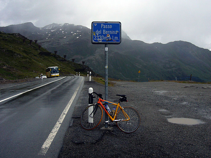 Nasse Bergankunft die 2.