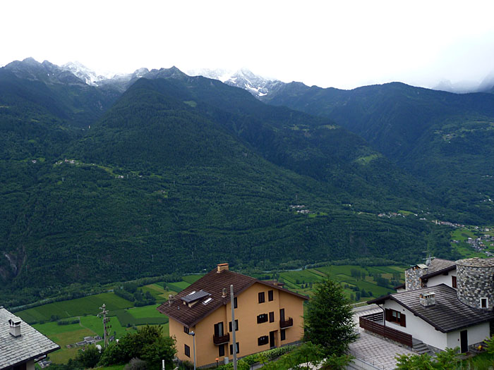 Blick aus dem Hotelfenster ...