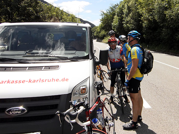 Letzte Versorgung vor dem Gavia