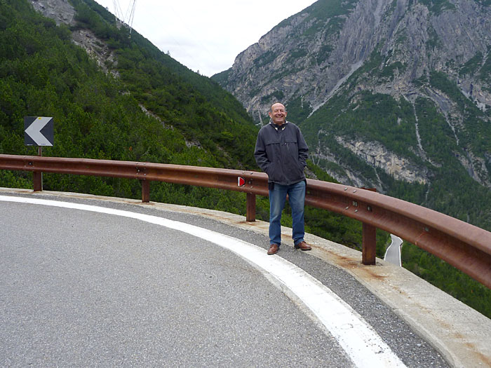 Hanspeter fährt heute den Versorungswagen