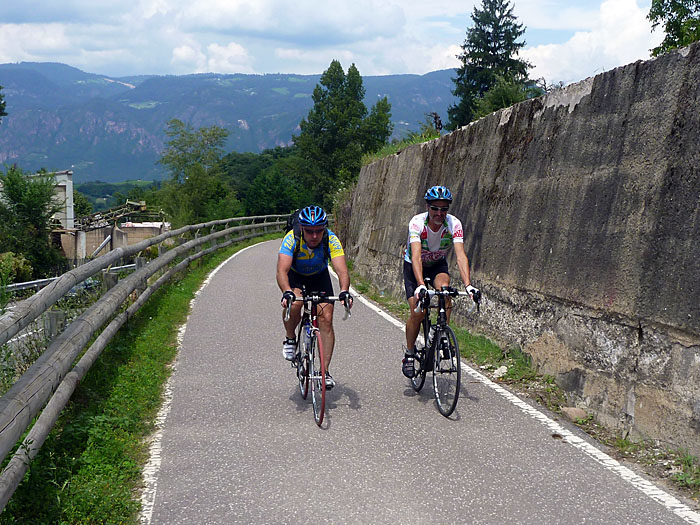 Radweg bei Eppan
