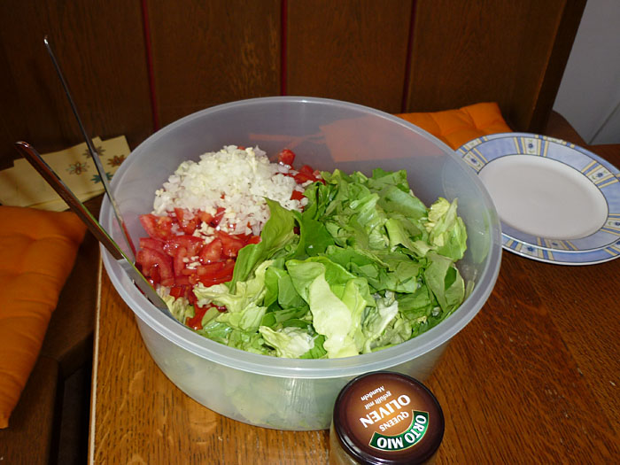 Es gibt Salat ...