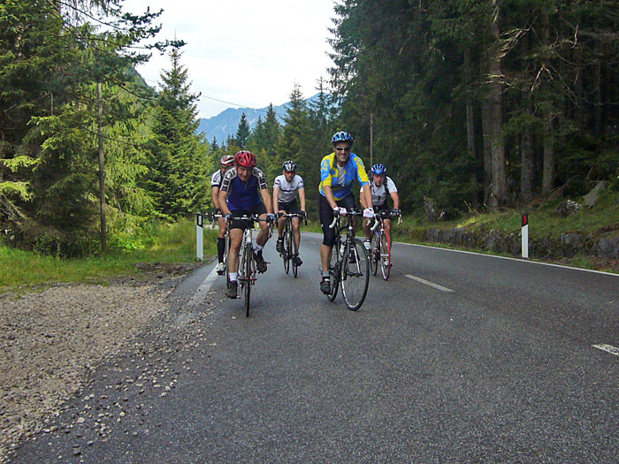 Das Peleton strampelt nach Süden