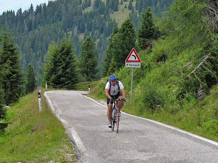 Reini kurz vor dem Ziel