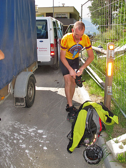Unterwegs verlässt uns Björn ...