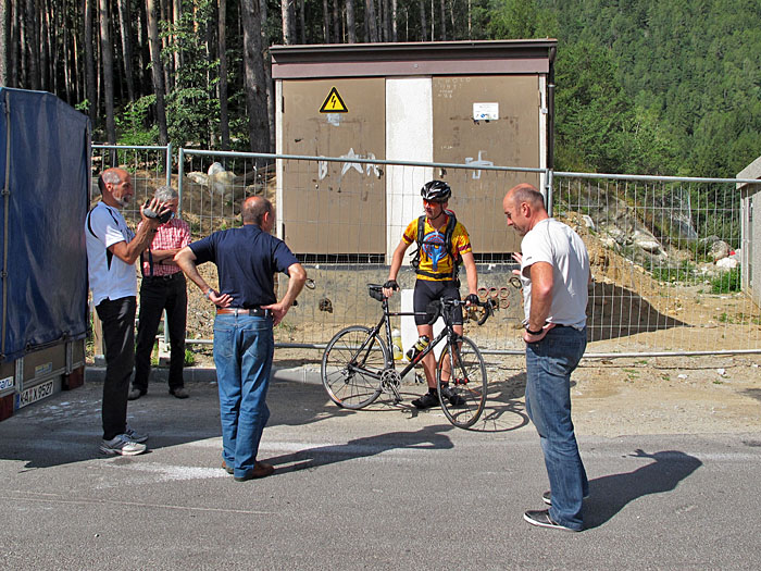 ... er fährt von Varna aus mit dem Rad nachhause