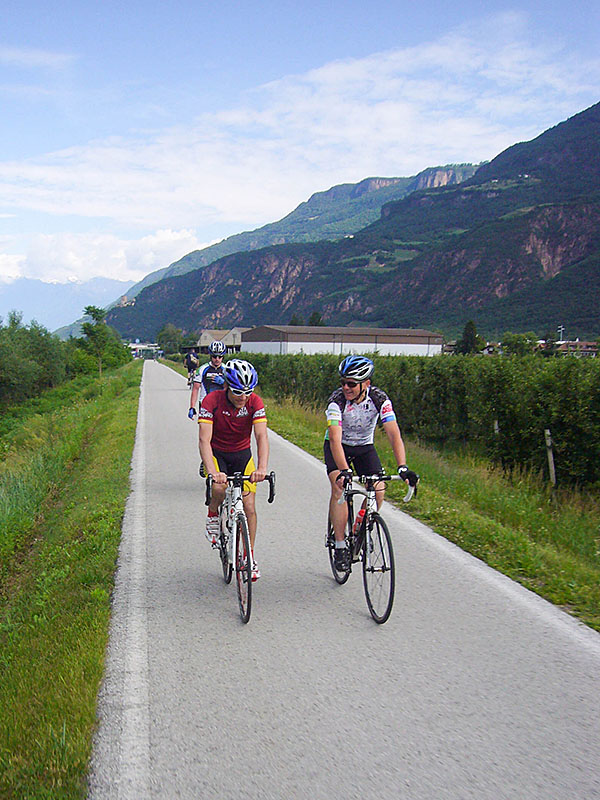 Auf dem Etschtalradweg