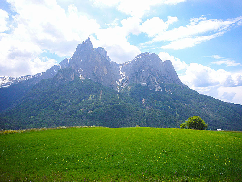 Auf dem Weg zur Seiseralm