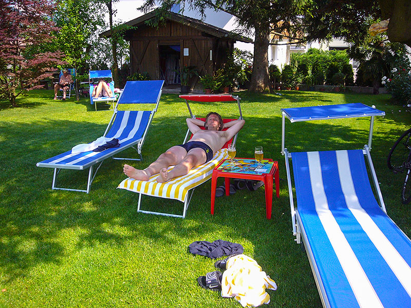 Jetzt noch ein wenig relaxen ...