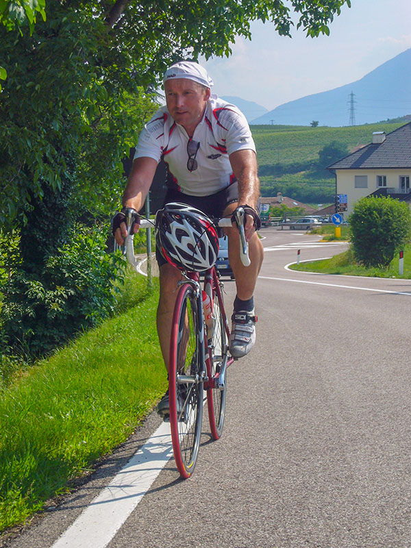 Reini am Fuß des Mendelpass
