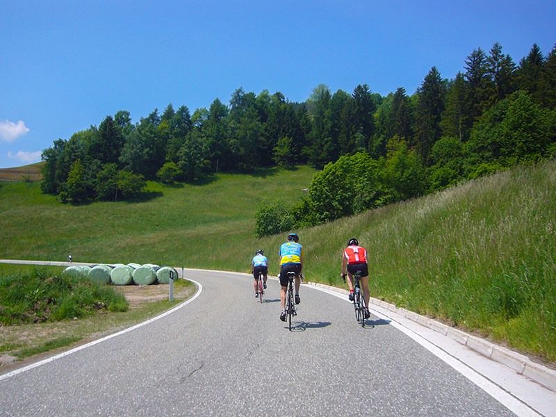 Bei dem Wetter macht das Radeln Spaß