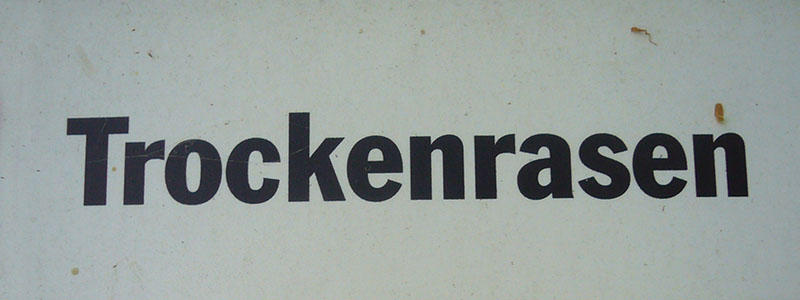 ... wieder trocken rasen ;-)