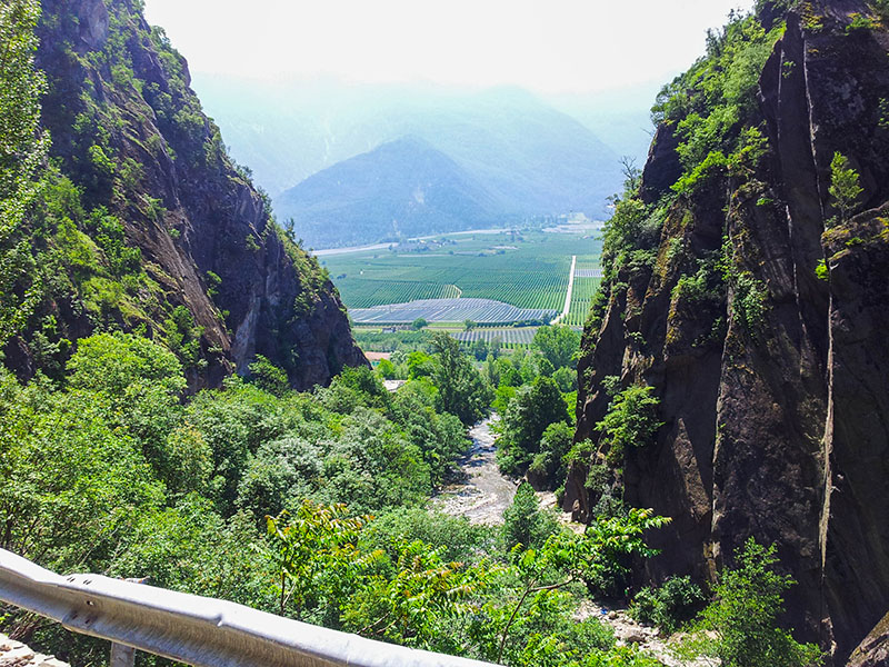 Blick zurück ins Tal