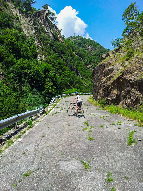 Auffahrt ins Schnalstal