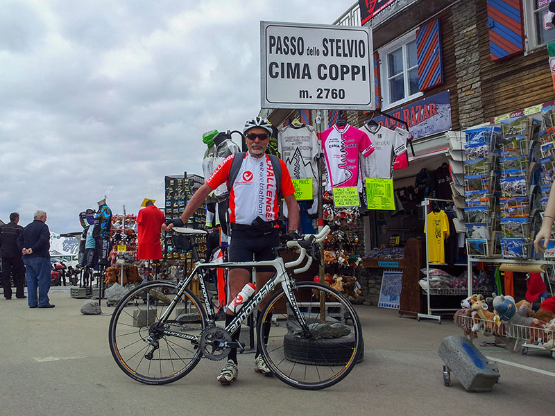 Wolfgang auf der Passhöhe