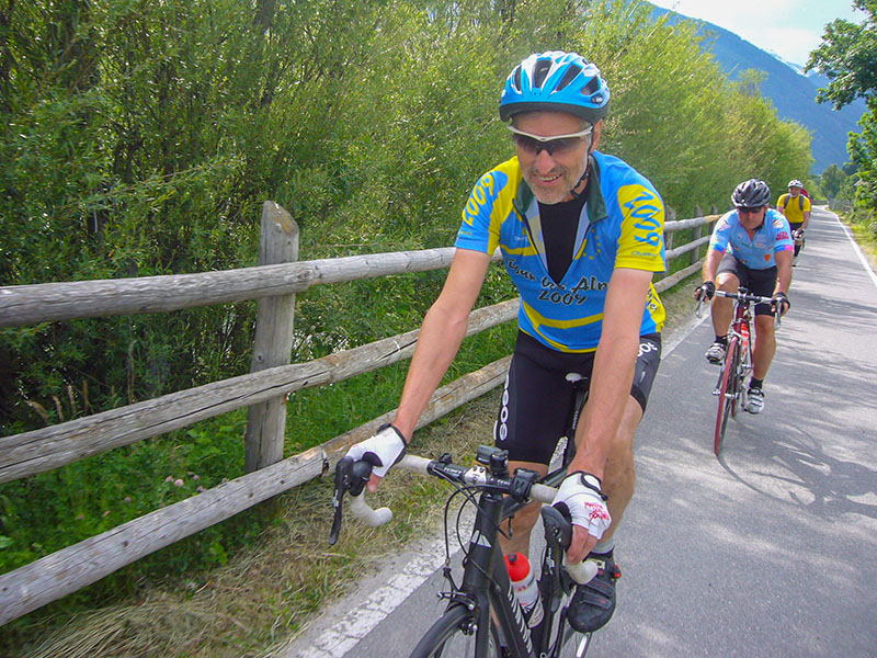 Zum Glück geht es immer bergab ...