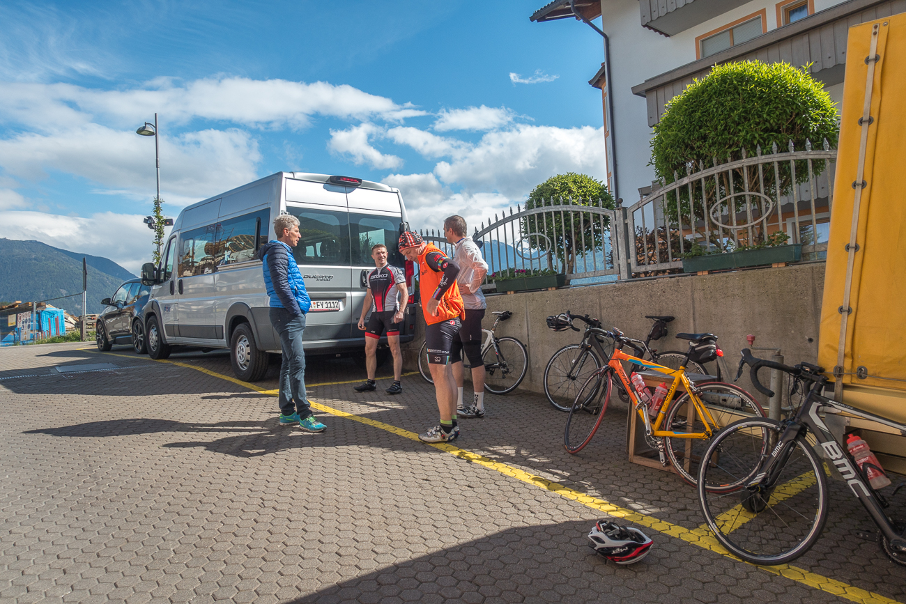 Vorbereitungen zum Start