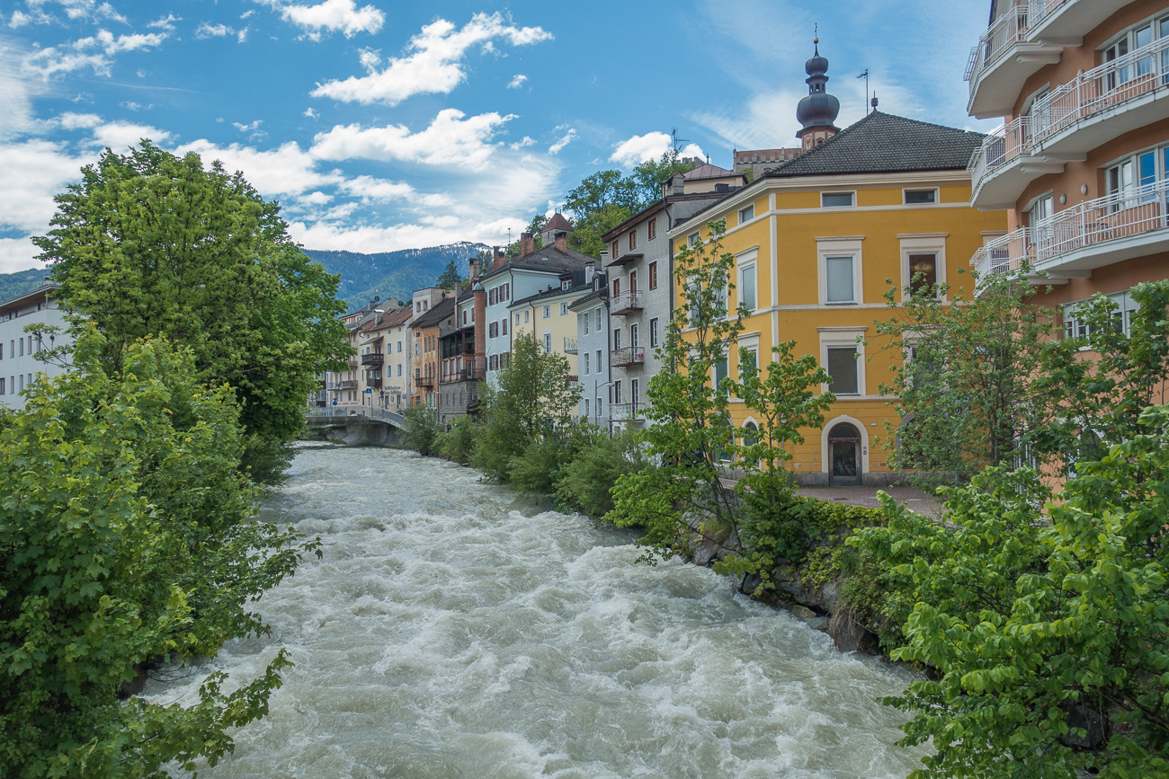 Die Rienz in Bruneck