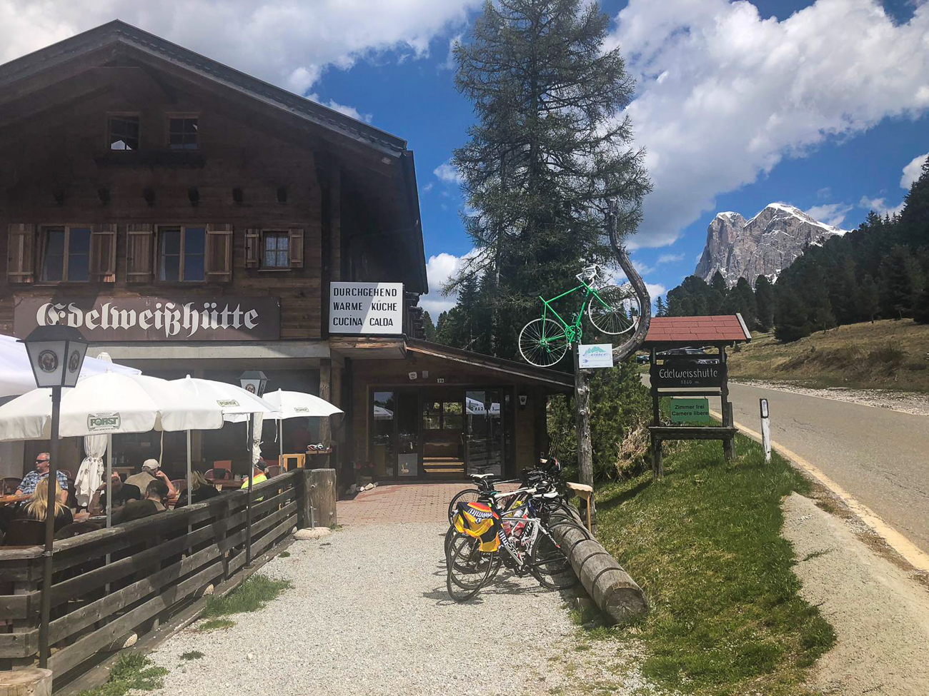 An der Edelweißhütte, kurz vor dem Würzjoch
[Bild: Reinhard] 