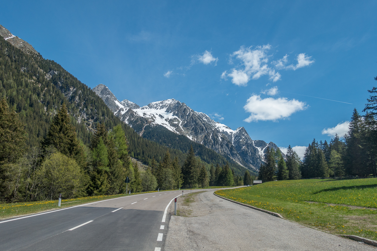 Kurz vor dem Einstieg zum Staller Sattel