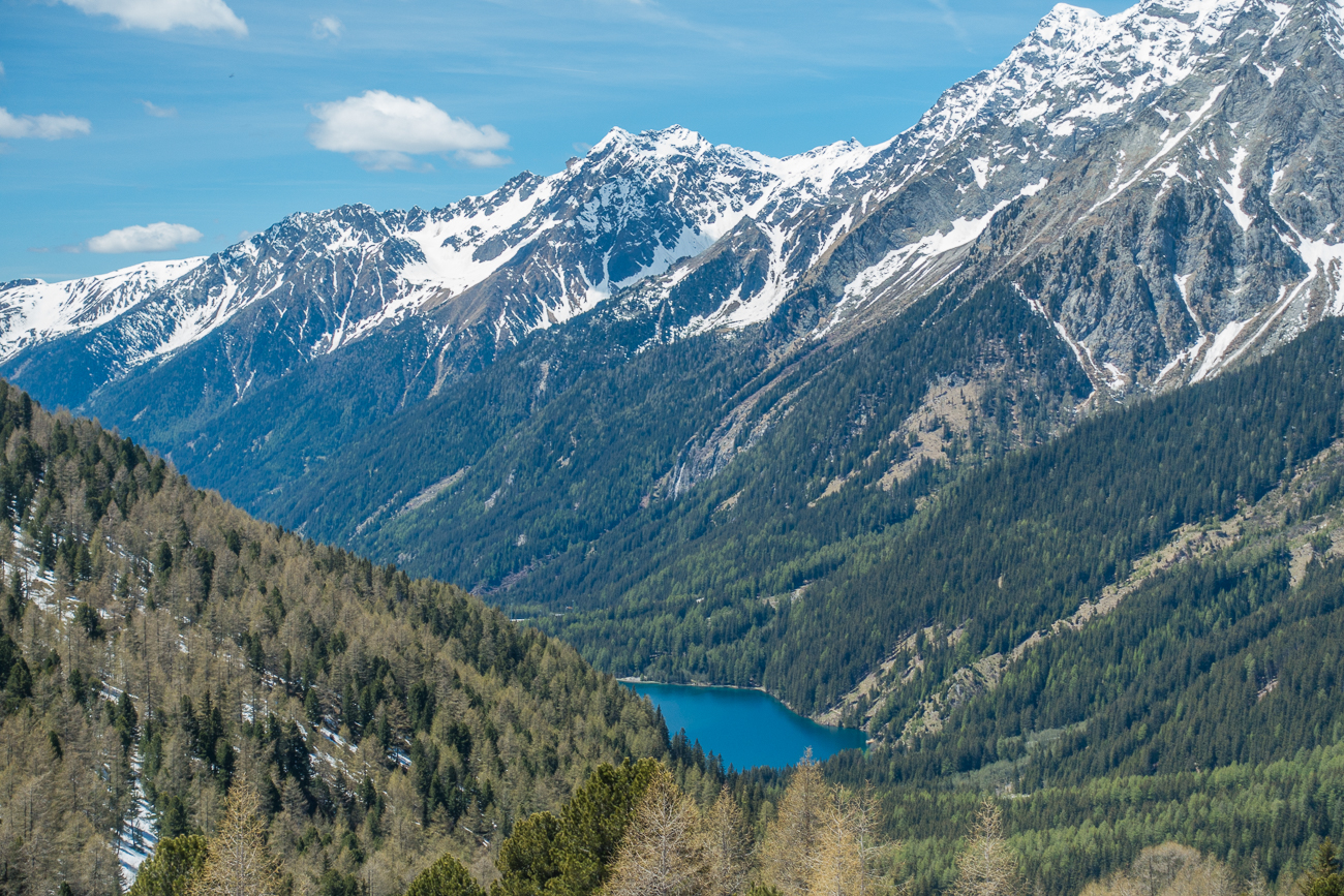 Auf dem Staller Sattel, Blick zum Antholzer See