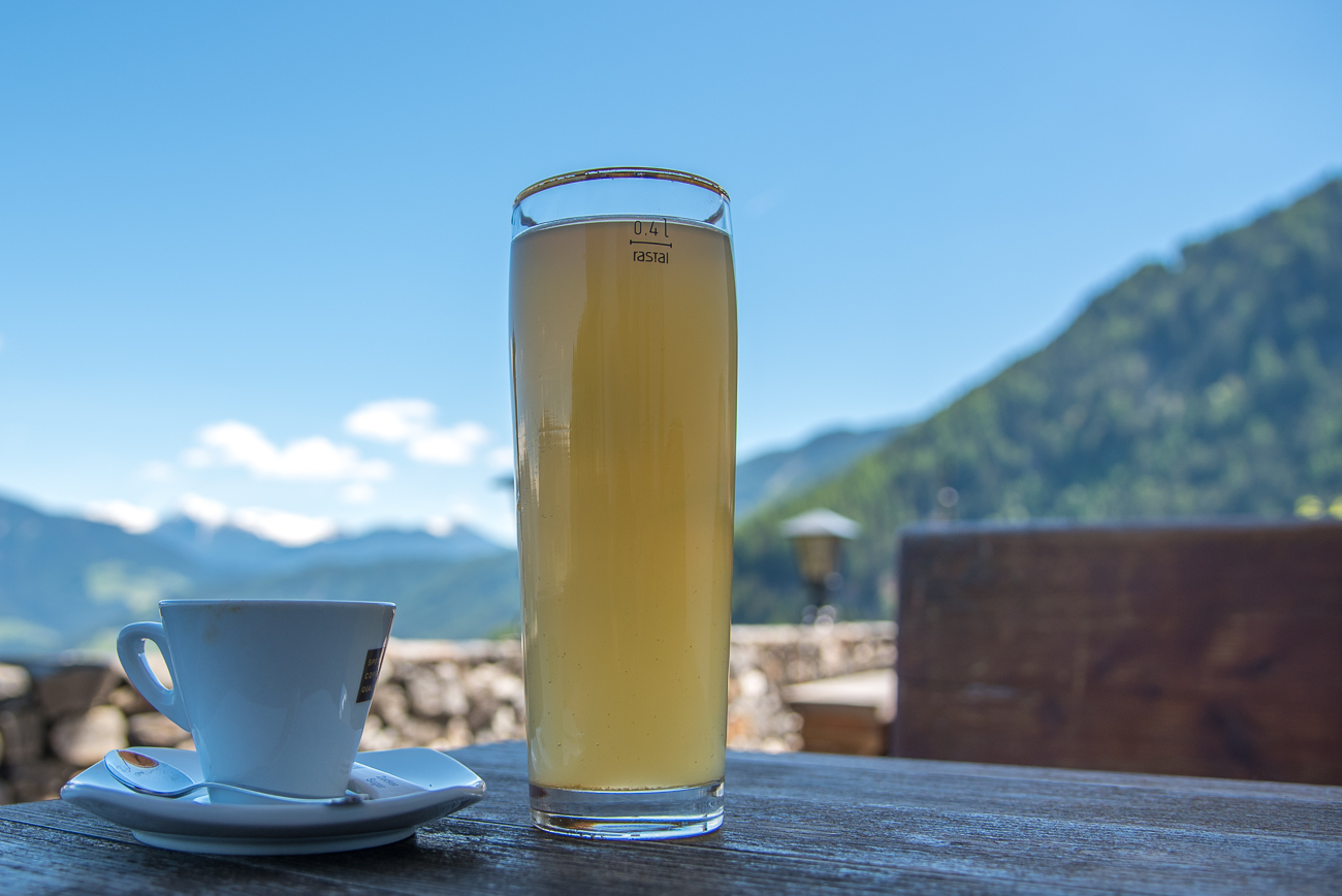 Rast im Almdorf Haidenberg