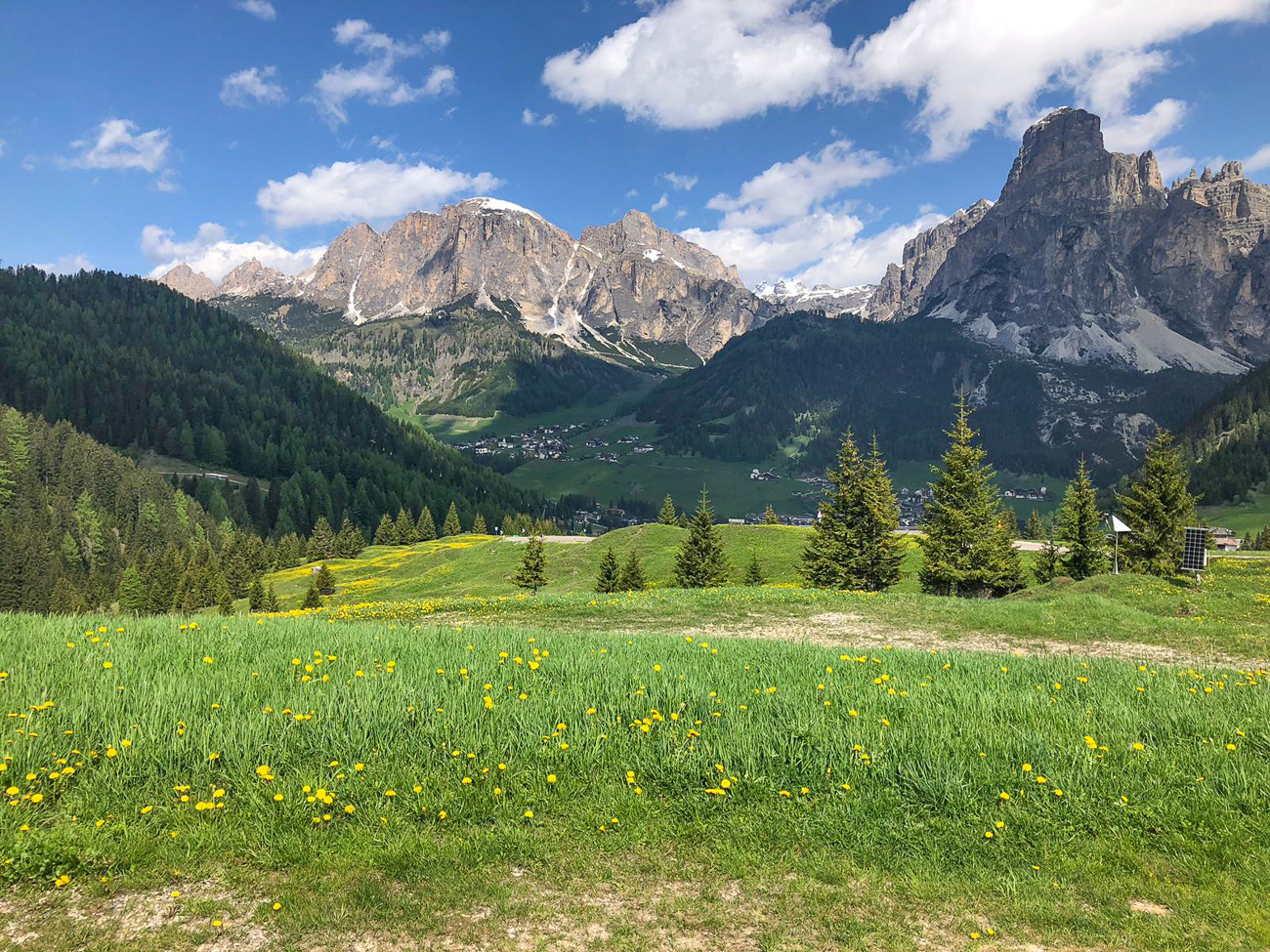 Schöne Berge bei Corvara