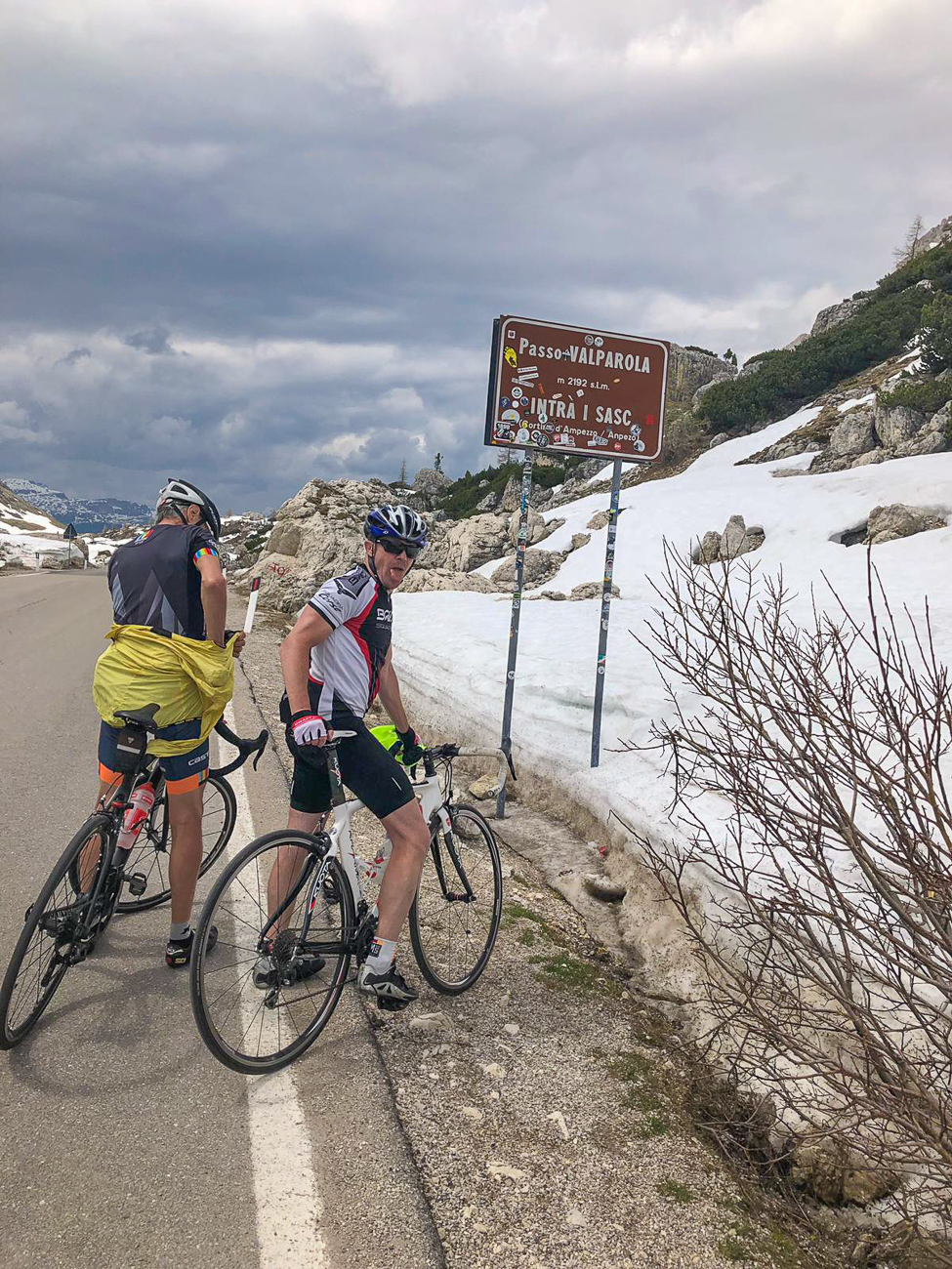 Auf dem Passo Valparola