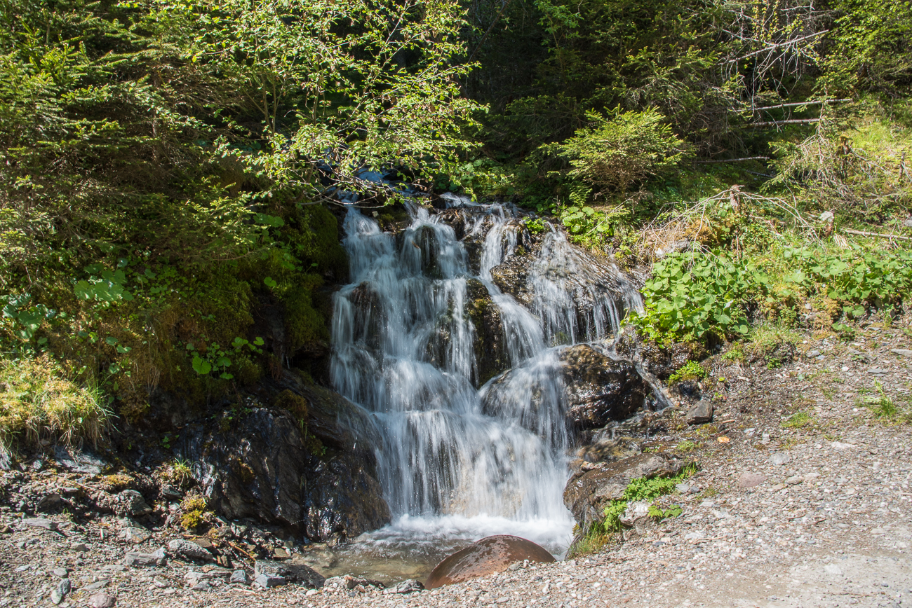 Leider nur im unteren Teil des Weges