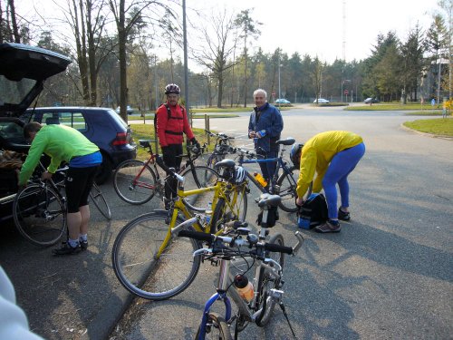 Hektisches Treiben vor der Abfahrt